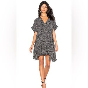 Free People One Fine Day Mini Dress in Black Combo